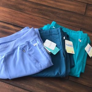 Scrub pants, lot of 3
